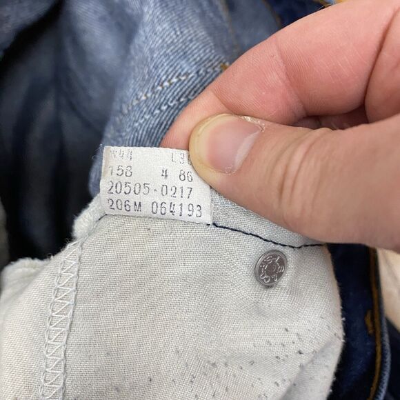 Levis Jeans Men's 44x30 Blue 80s‎ VTG Orange Tab 20505-0216 Made in USA Vintage - Picture 14 of 16